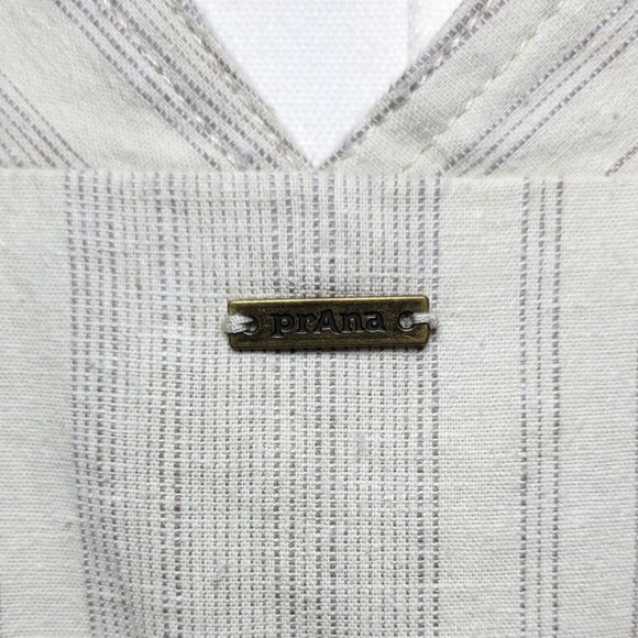 Prana Grace Trail Dress L Organic Cotton Hemp Blend Midi Travel Adventure Work - Picture 10 of 10